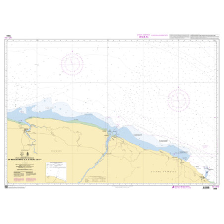 Shom C - 7484 - INT 4192 - De Paramaribo aux Iles du Salut | Librairie Maritime Nautic Way