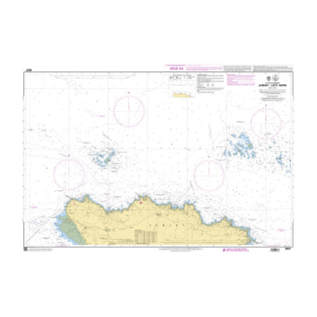 Shom C - 6937 - (fac-similé de la carte GB 1136) - Jersey - Côte Nord | Librairie Maritime Nautic Way