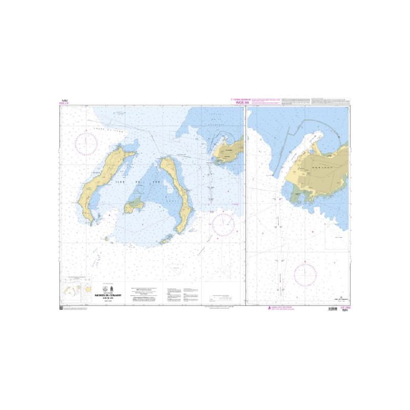 Shom C - 7574 - INT 2858 - Abords de Conakry - Iles de Los | Librairie Maritime Nautic Way
