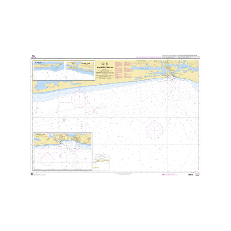 Shom C - 7575 - INT 2872 - Approches d'Abidjan | Librairie Maritime Nautic Way