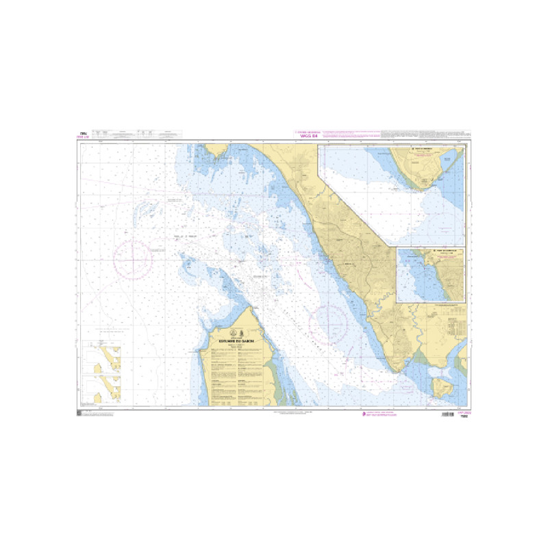 Shom C - 7582 - INT 2922 - Estuaire du Gabon | Librairie Maritime Nautic Way