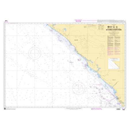 Shom C - 7588 - INT 2813 - Côtes du Gabon et du Congo - De Gamba à Pointe Noire | Librairie Maritime Nautic Way