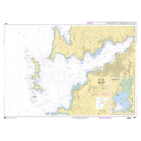 Shom C - 7595 - (fac-similé de la carte ES 416B [ed. mai 2011]) - Ria de Vigo | Librairie Maritime Nautic Way