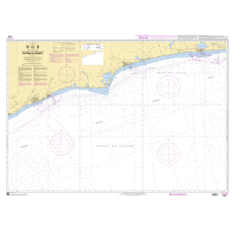 Shom C - 7787 - INT 2807 - (fac-similé de la carte GB 1384) - De Tema à Cotonou | Librairie Maritime Nautic Way