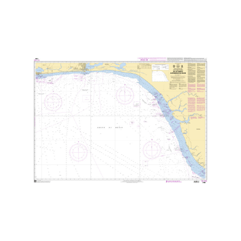 Shom C - 7788 - INT 2808 - (fac-similé de la carte GB 1385) - De Cotonou à Pennington River | Librairie Maritime Nautic Way