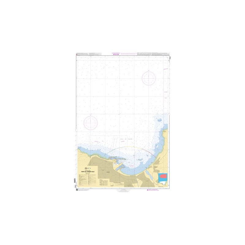 Shom C - 7710 - Port de Tanger-ville | Librairie Maritime Nautic Way