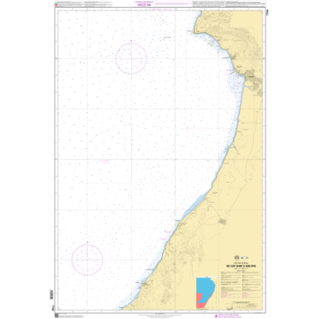 Shom C - 7709 - De Cap Ghir à Sidi Ifni | Librairie Maritime Nautic Way