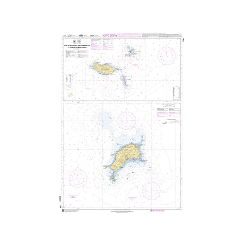 Shom C - 7796 - Ilha da Madeira, Ilhas Desertas et Ilha do Porto Santo | Librairie Maritime Nautic Way
