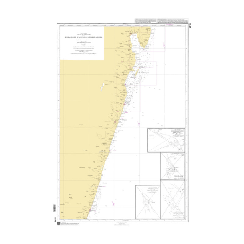 Shom C - 4174 - De la Baie d'Antongil à Manakara | Librairie Maritime Nautic Way