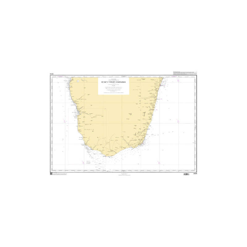 Shom C - 4177 - Du Cap Saint-Vincent à Manakara | Librairie Maritime Nautic Way
