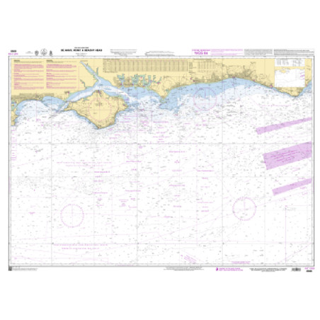 Shom C - 6968 - INT 1703 - (fac-similé de la carte GB 2450) - De Anvil Point à Beachy Head | Librairie Maritime Nautic Way