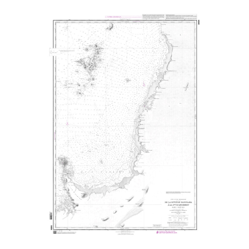 Shom C - 5404 - De la rivière Sahinana à la Pointe d'Andemby - Iles Mitsio | Librairie Maritime Nautic Way