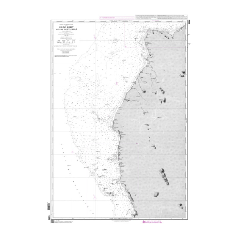 Shom C - 5506 - Du Cap Kimby au Cap Saint André | Librairie Maritime Nautic Way