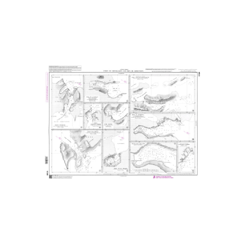 Shom C - 5749 - Ports et mouillages aux îles de Kerguelen | Librairie Maritime Nautic Way