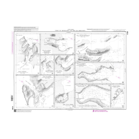 Shom C - 5749 - Ports et mouillages aux îles de Kerguelen | Librairie Maritime Nautic Way