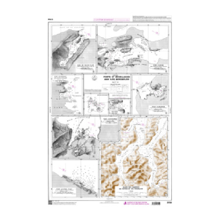Shom C - 5750 - Ports et mouillages aux îles Kerguelen | Librairie Maritime Nautic Way