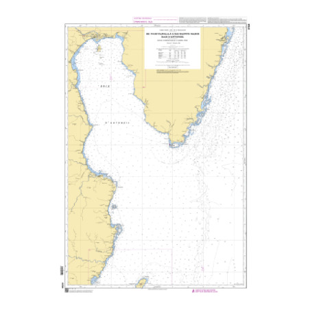 Shom C - 6154 - De Nosy Fanala à l'île Sainte-Marie - Baie d'Antongil | Librairie Maritime Nautic Way