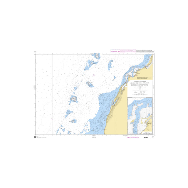 Shom C - 6235 - Abords de Belo-sur-Mer | Librairie Maritime Nautic Way