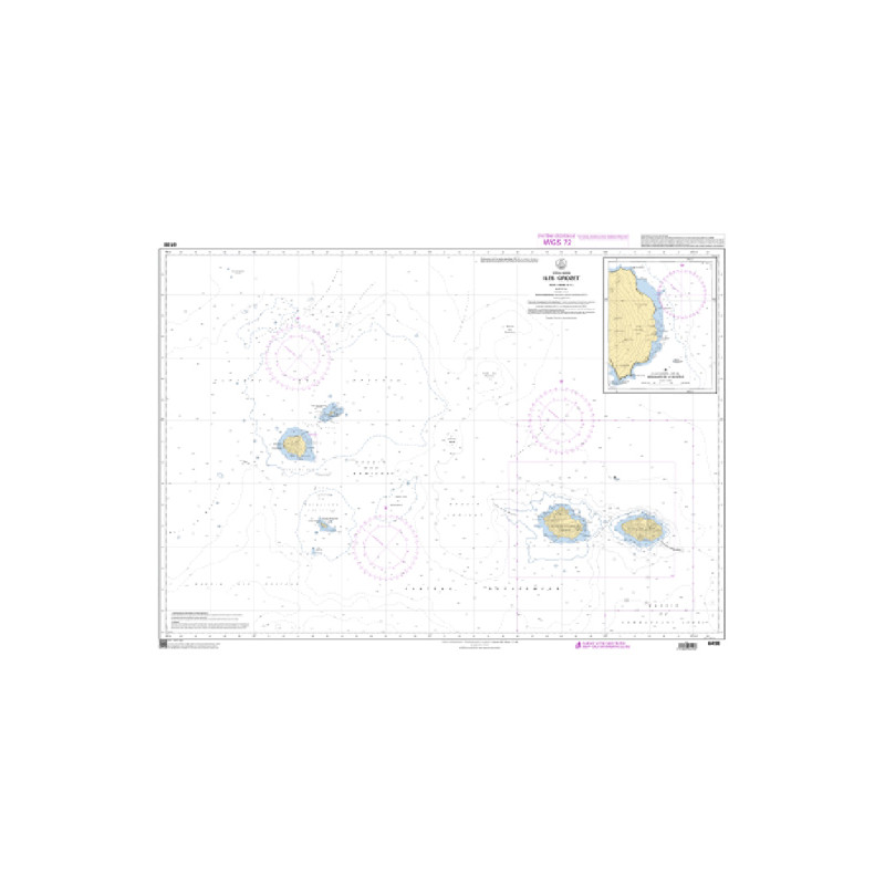 Shom C - 6498 - Iles Crozet | Librairie Maritime Nautic Way