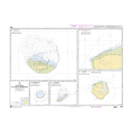 Shom C - 6643 - Iles et récifs du canal de Mozambique | Librairie Maritime Nautic Way