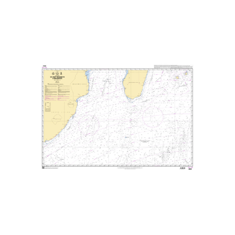 Shom C - 6664 - INT 700 - (fac-similé de la carte ZA 28) - De Port Elisabeth à Mauritius | Librairie Maritime Nautic Way
