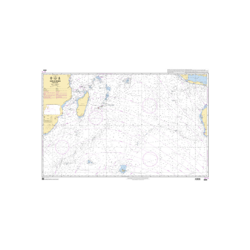 Shom C - 6809 - INT 70 - (fac-similé de la carte GB 4070) - Océan Indien , Partie Sud | Librairie Maritime Nautic Way
