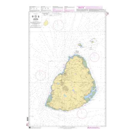 Shom C - 7165 - INT 7737 - (fac-similé de la carte GB711) - Maurice | Librairie Maritime Nautic Way