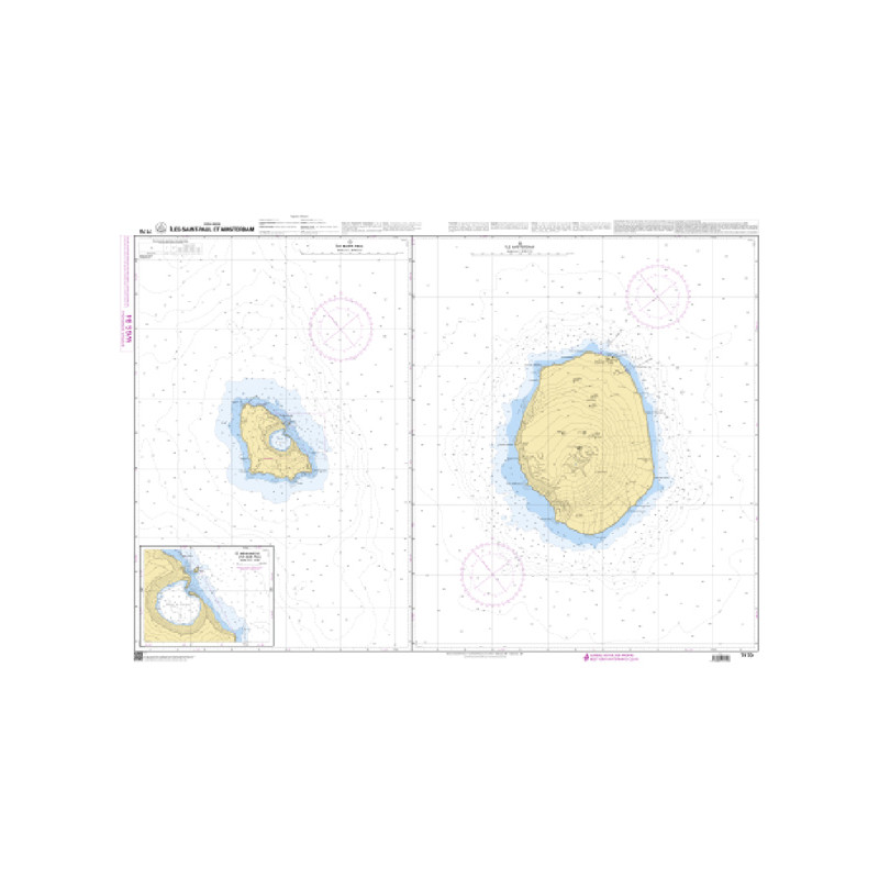 Shom C - 7170 - Îles Saint-Paul et Amsterdam | Librairie Maritime Nautic Way