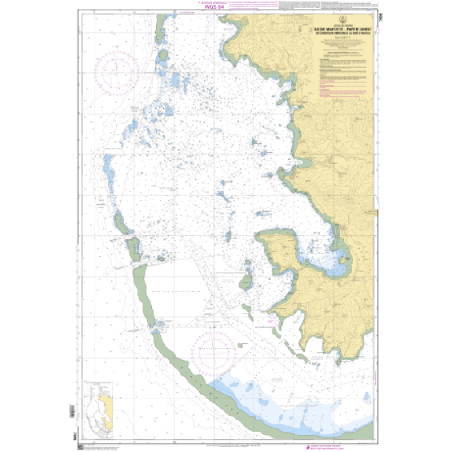 Shom C - 7494 - Île de Mayotte - Partie Ouest, De Chissioua Mbouini à la Baie d'Acoua | Librairie Maritime Nautic Way