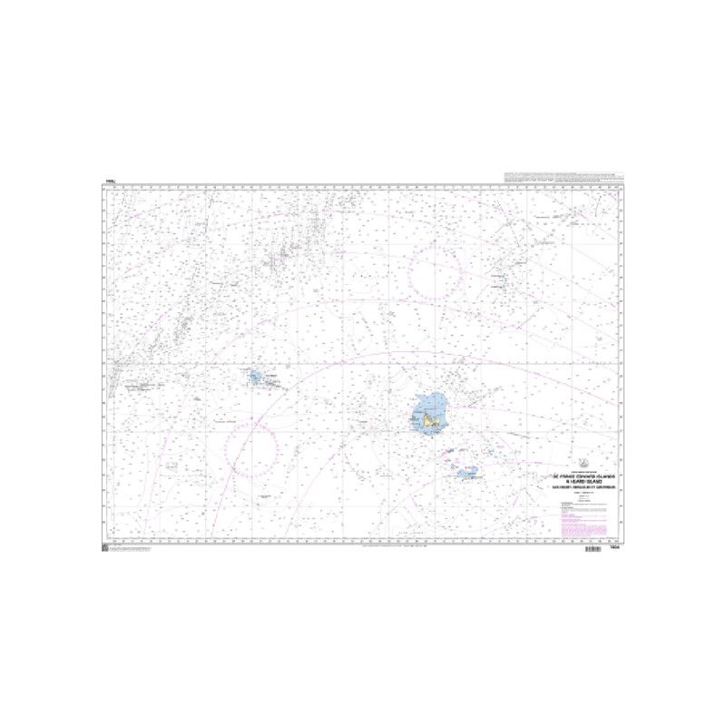 Shom C - 7604 - De Prince Edward Islands à Heard Island - Iles Crozet , Kerguelen et Amsterdam | Librairie Maritime Nautic Way