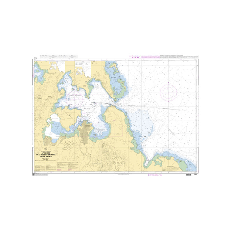 Shom C - 7680 - Approches de la Baie d'Antsiranana (Diégo-Suarez)  | Librairie Maritime Nautic Way