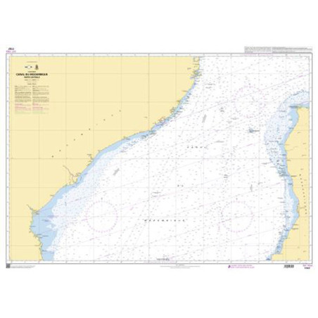 Shom C - 7797 - Canal du Mozambique - Partie centrale | Librairie Maritime Nautic Way