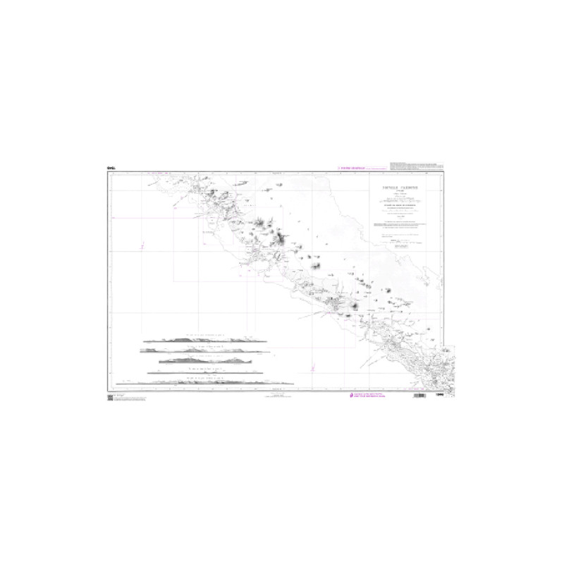 Shom C - 1946 - Nouvelle-Calédonie (3ème feuille) côte Ouest | Librairie Maritime Nautic Way