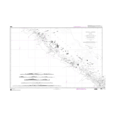 Shom C - 1946 - Nouvelle-Calédonie (3ème feuille) côte Ouest | Librairie Maritime Nautic Way