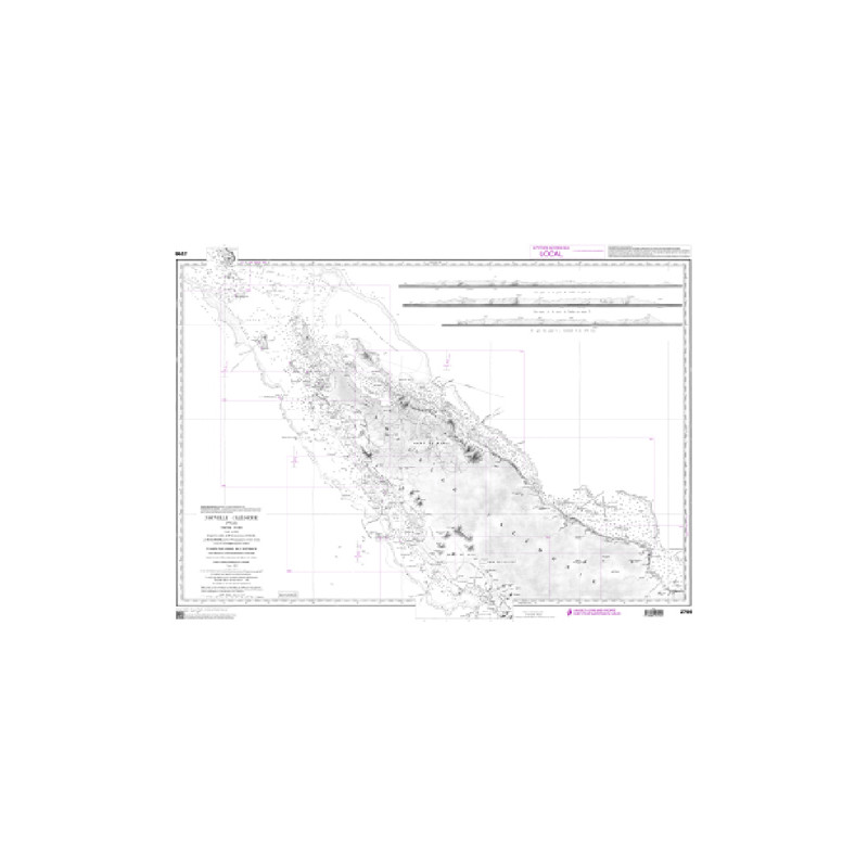 Shom C - 2799 - Nouvelle-Calédonie (4ème feuille) - Partie Nord | Librairie Maritime Nautic Way