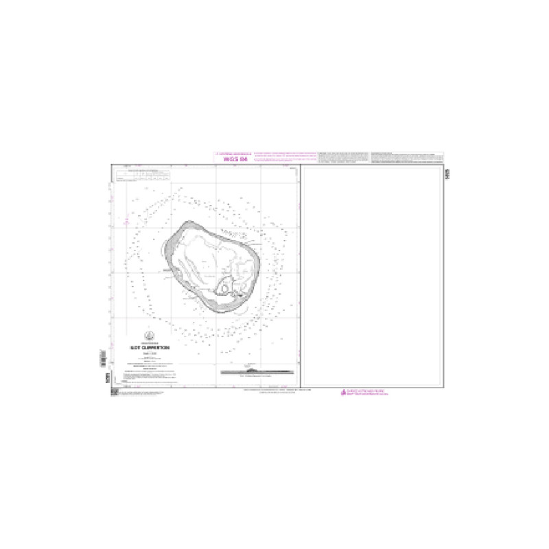 Shom C - 5825 - Ilot Clipperton | Librairie Maritime Nautic Way