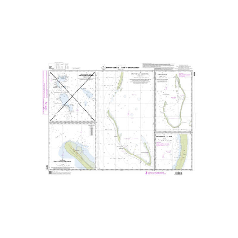 Shom C - 5978 - Mer du Corai - Iles et récifs épars | Librairie Maritime Nautic Way