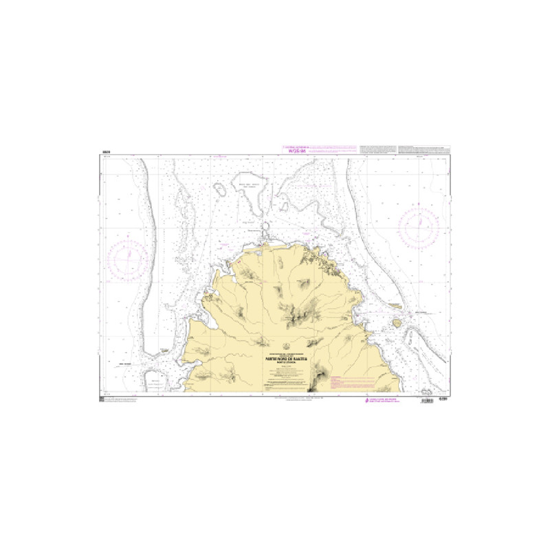 Shom C - 6280 - Partie Nord de Raiatea - Port d'Uturoa | Librairie Maritime Nautic Way