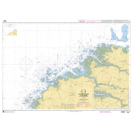Shom C - 7094 - INT 1757 - Du Phare du Four à l'île Vierge - Port de l'Aber-Wrac'h | Librairie Maritime Nautic Way