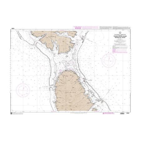 Shom C - 6282 - Passes entre les îles Raiatea et Tahaa | Librairie Maritime Nautic Way