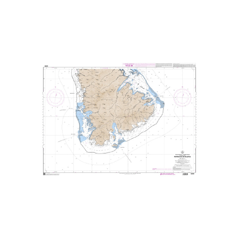 Shom C - 6284 - Partie Sud de Raiatea | Librairie Maritime Nautic Way
