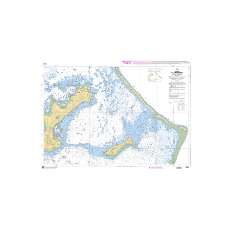 Shom C - 6464 - Iles Mangareva, Rikitea, Totegegie | Librairie Maritime Nautic Way