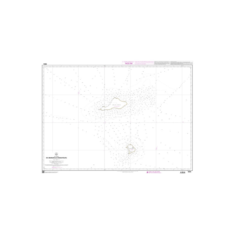 Shom C - 6604 - De Mururoa à Fangataufa | Librairie Maritime Nautic Way