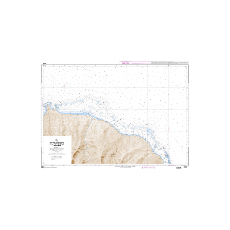 Shom C - 6605 - De la Pointe Vénus à Mahaena | Librairie Maritime Nautic Way