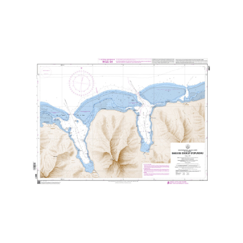 Shom C - 6657 - Baies de Cook et d'Opunohu | Librairie Maritime Nautic Way