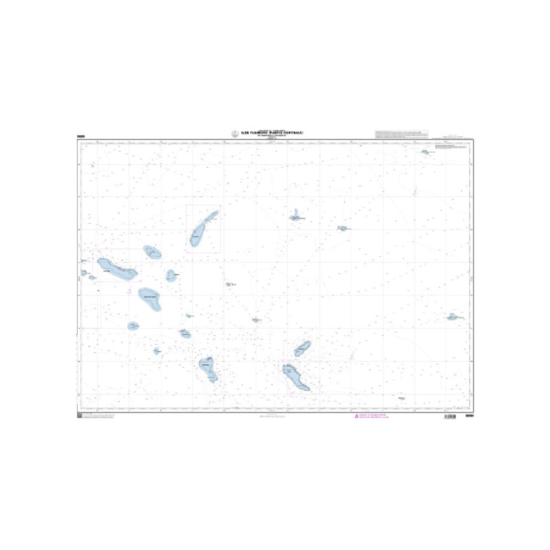 Shom C - 6690 - Iles Tuamotu (partie centrale) de Makemo à Tatakoto | Librairie Maritime Nautic Way