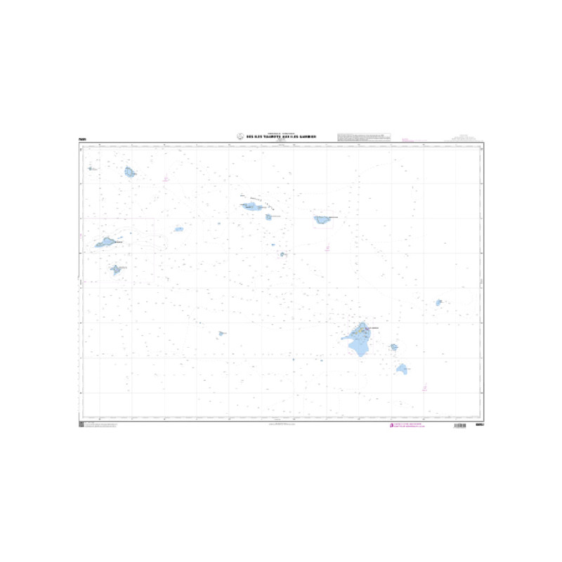 Shom C - 6692 - Des îles Tuamotu aux îles Gambier | Librairie Maritime Nautic Way