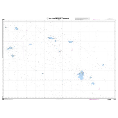 Shom C - 6692 - Des îles Tuamotu aux îles Gambier | Librairie Maritime Nautic Way