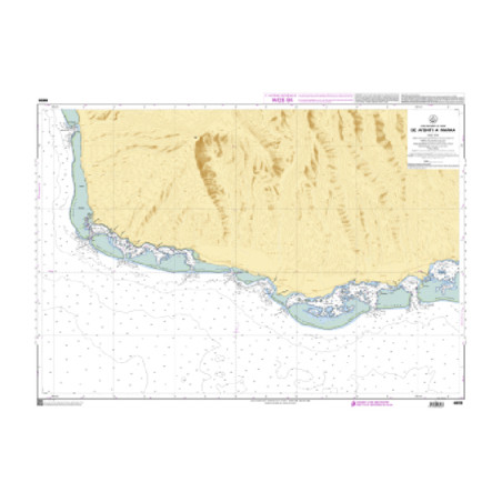 Shom C - 6828 - Côte Sud-Ouest de Tahiti - De Atehiti à Maraa | Librairie Maritime Nautic Way