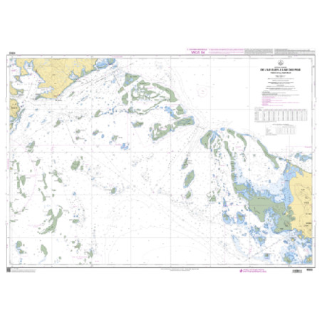 Shom C - 6933 - De l'île Ouen à l'île des Pins - Passe de la Sarcelle | Librairie Maritime Nautic Way